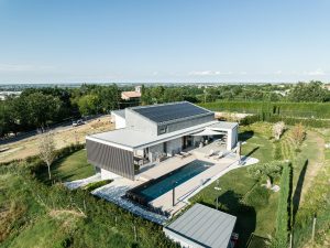 Copertura alluminio Prefa Villa Leonida, Scandiano