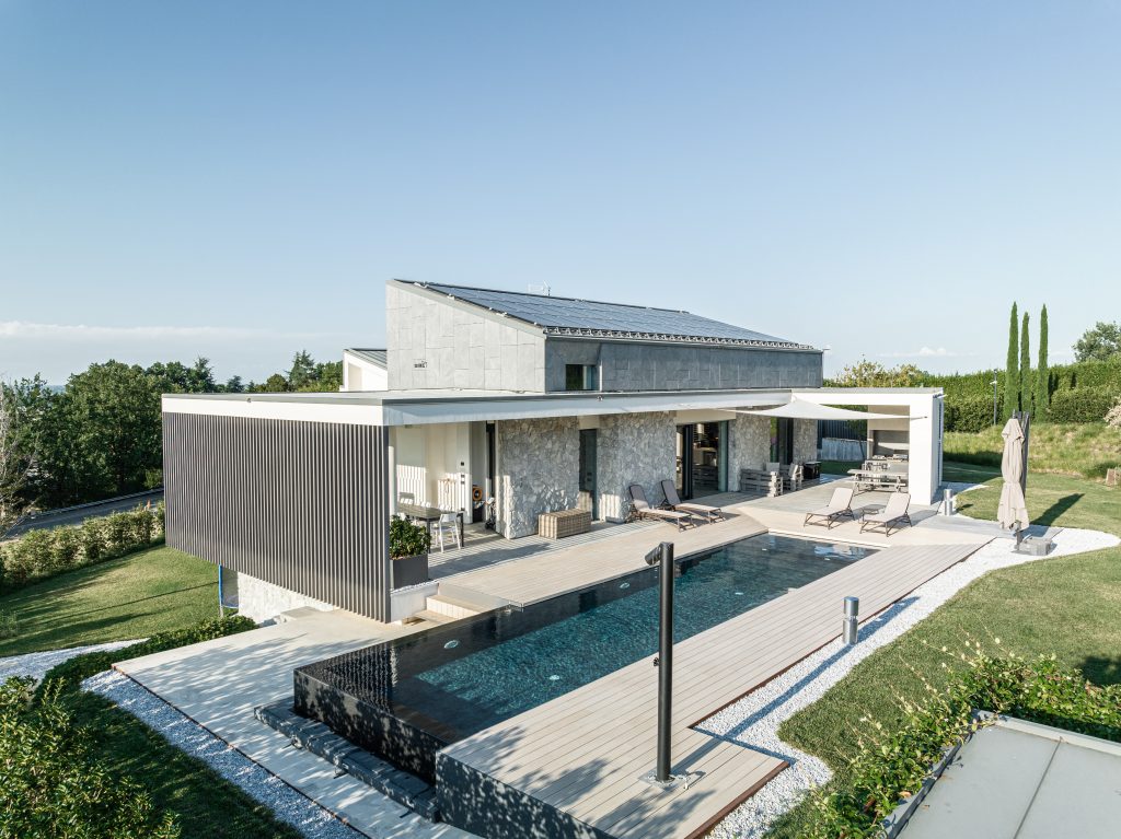 Copertura alluminio Prefa Villa Leonida, Scandiano