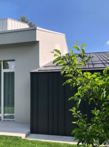 Casa Archetipo, copertura e rivestimento alluminio preverniciato Prefa, Sassuolo
