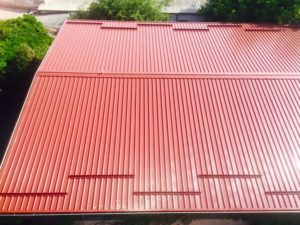 Copertura industriale pannelli di alluminio verniciato doppia aggraffatura