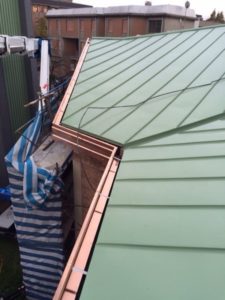 Copertura metallica e lattoneria in rame